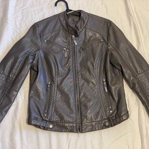 Vegan Leather Moto Jacket